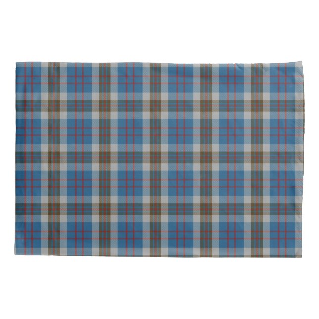 Tartan escocês das cinzas azuis de Thompson do clã (Verso)