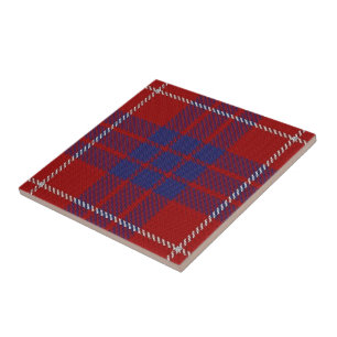 Tartan escocês das expressões de Hamilton do cl