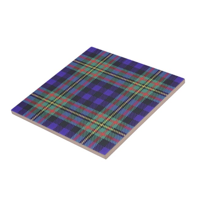 Tartan escocês das expressões de MacLellan do clã (Lateral)