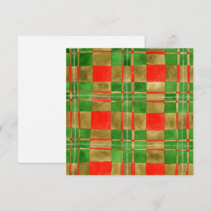 TARTAN MAC GREGOR CARTÃO PLANO QUADRADO 5.25"