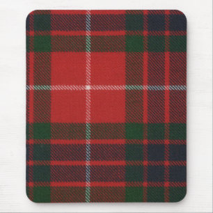 Tartan moderno vermelho Mousepad de Fraser