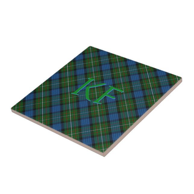 Tartan Oficial Fergusson com monograma/iniciais (Lateral)