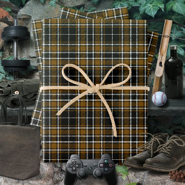 Tartan - Preto Mel Profundo Branco Escuro-Desmarro