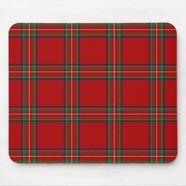 Tartan real Mousepad de Stewart (Frente)
