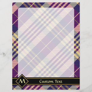 Tartan roxo, Dourado e azul