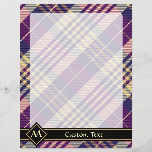 Tartan roxo, Dourado e azul (Frente)
