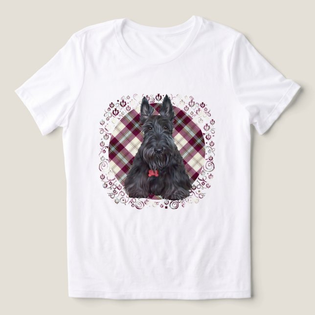 Tartan Scottish Terrier (Design frontal)