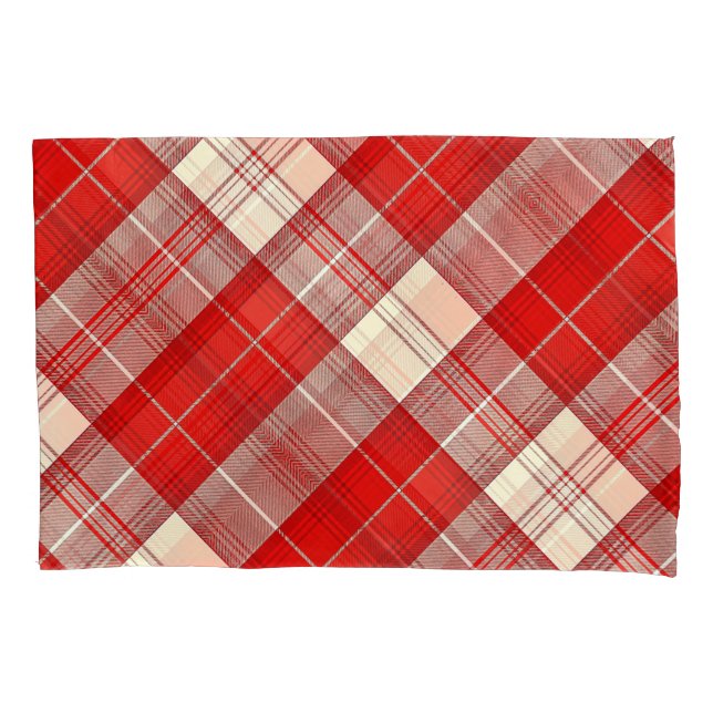 Tartan vermelho e branco (Frente)