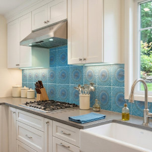 Tartaruga Do Mar Azul De Prata E Mandala