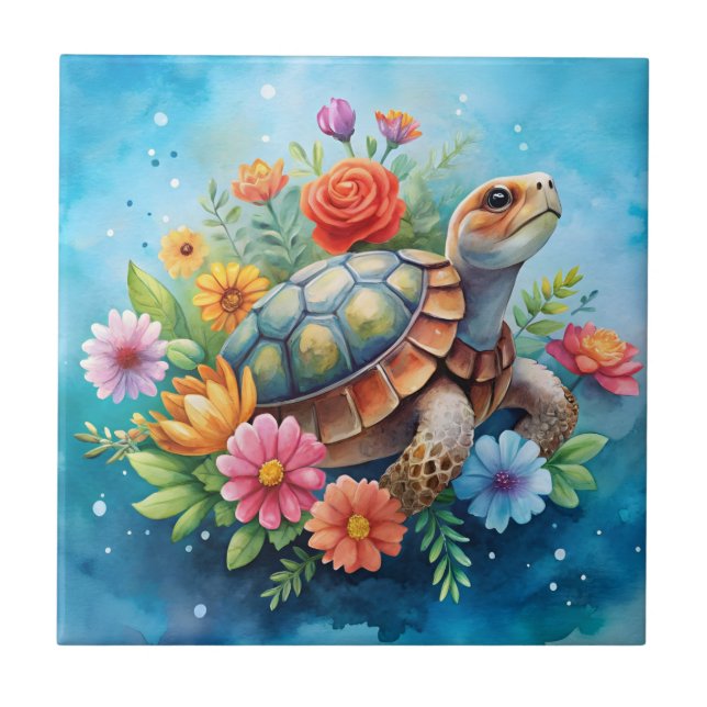 Tartaruga Floral (Frente)