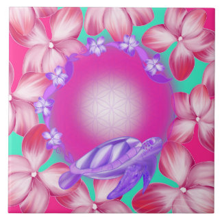 Tartaruga sagrada, Flor de Vida e Design Floral
