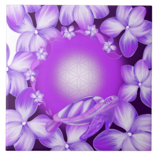 Tartaruga sagrada, Flor de Vida e Design Floral