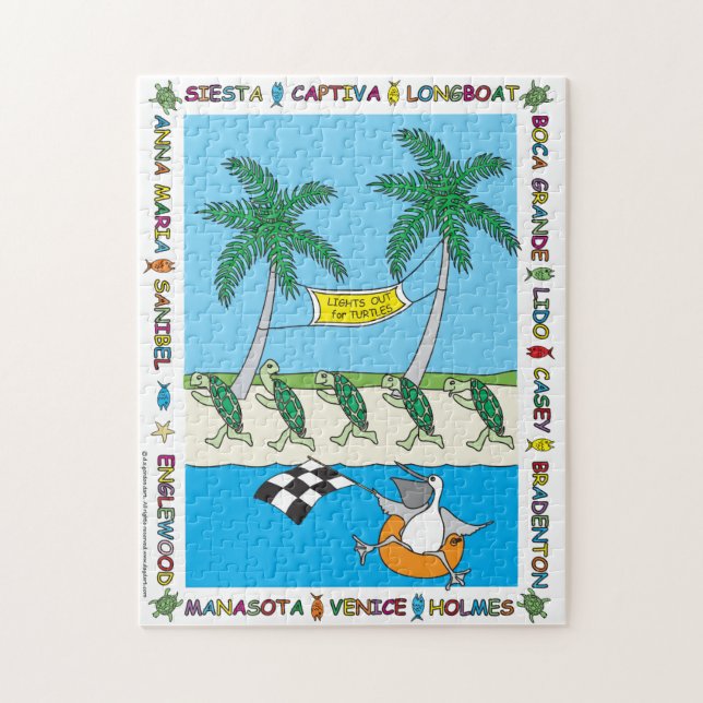 Tartaruga Temporada 11X14 Quebra-cabeça (Vertical)