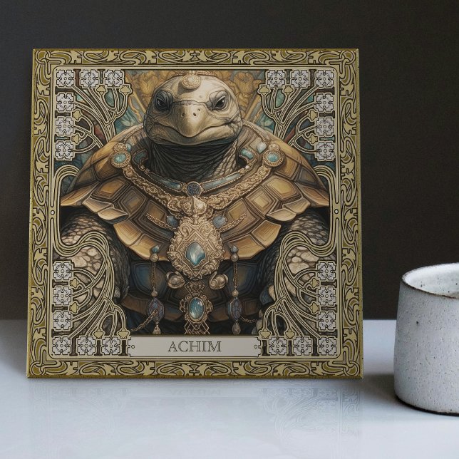 Tartaruga Tribal Personaliza Totalidade Espiritual (Criador carregado)