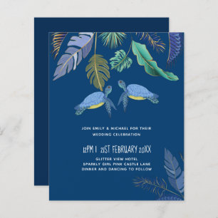 Tartarugas do Mar Casadas Amarelo Azul