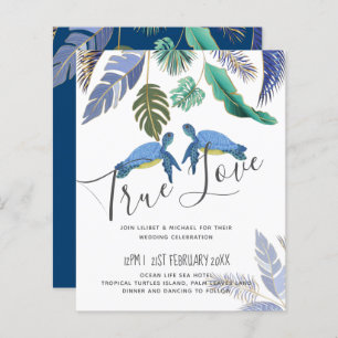 Tartarugas do Mar Casadas Amarelo Azul