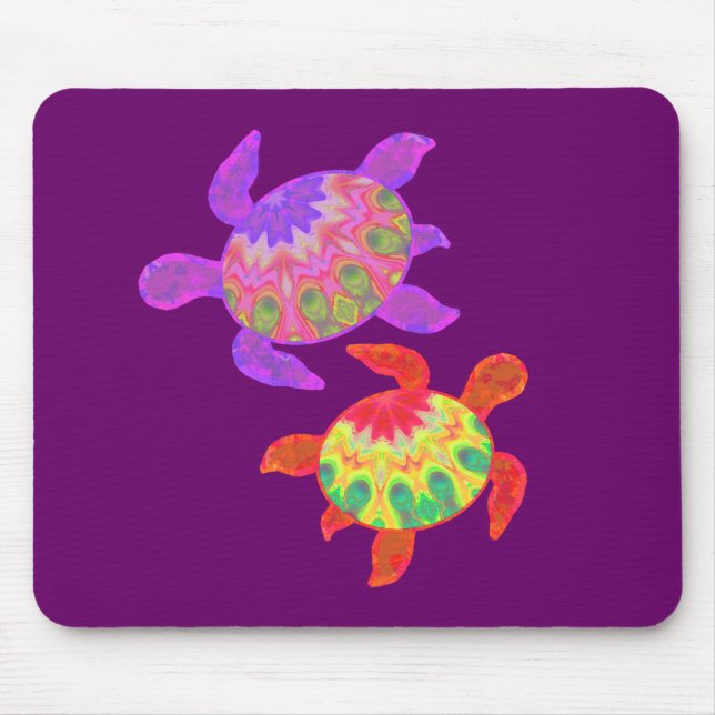 Tartarugas pintadas Mousepad (Frente)