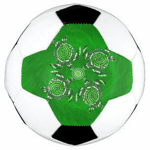 Tartarugas Verdes Arte Dot, Bola De Futebol