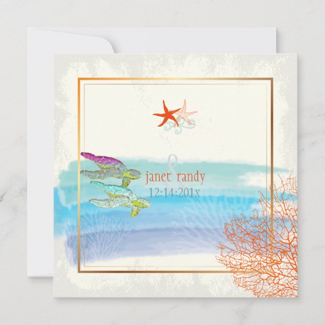 Tartarugas verdes do PixDezines+maui coral+estrela (Frente)