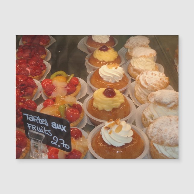 Tartes aux frutas - Pastelaria Francesa (Frente)