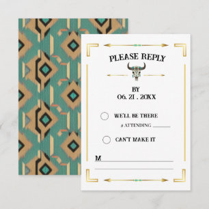 Tatanka Bison Yellowstone Western Ranch Reply Card