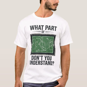Táticas Engraçadas de Futebol Treinador Camisa Vin