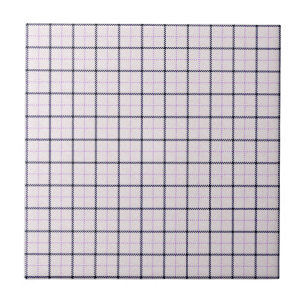 Tattersall Tartan Xadrez Padrão Violet Blue