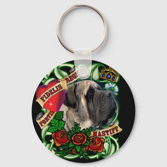 Tattoo Mastiff Chaveiro (Frente)