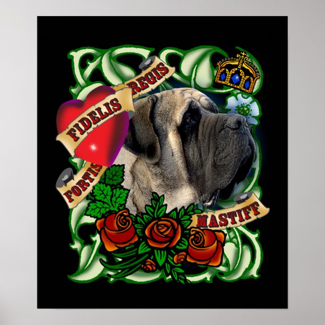 Tattoo Mastiff Poster (Frente)