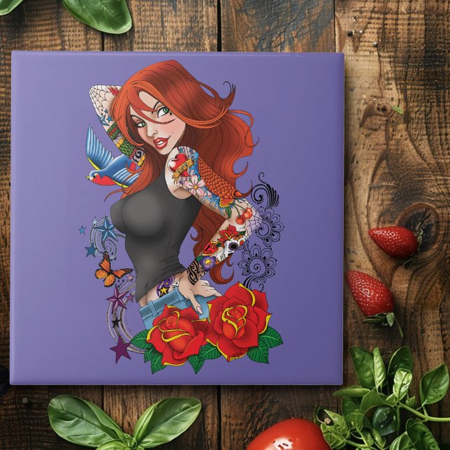 Tattoos das mulheres ruivas (Criador carregado)