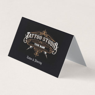 Tatuador salon Cartão de visita