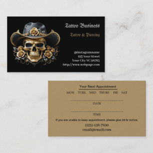Tatuador salon Cartão de visita