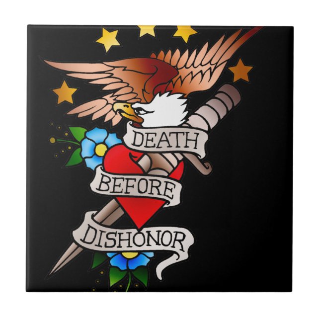 tatuagem da águia do vintage (Frente)