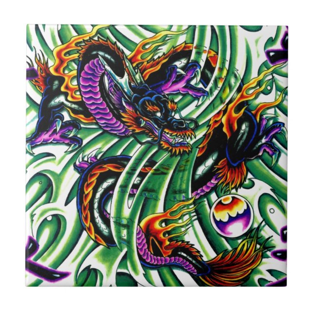 Tatuagem de Dragão Japonês (Frente)
