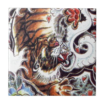 Tatuagem de Tigre Japonês