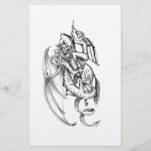 Tatuagem do dragão da execução de St George