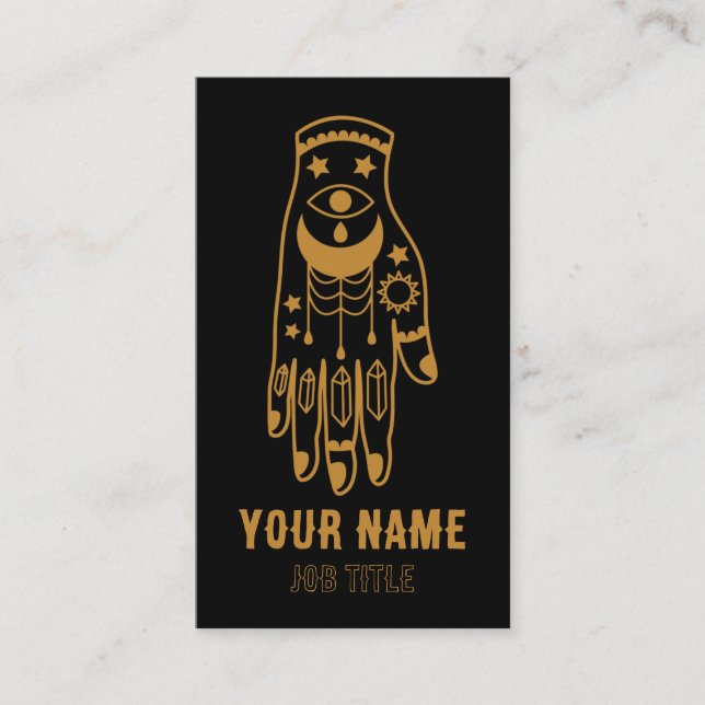 Tatuagem em Cartão de visita de Tatuagem de Crista (Frente)