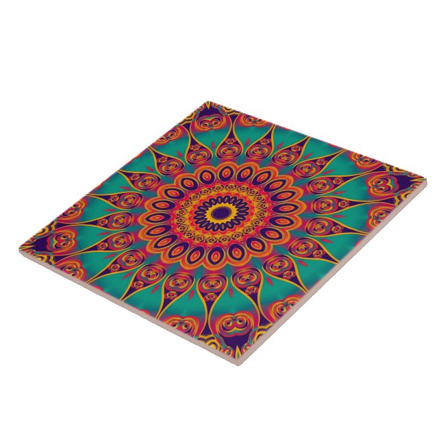 Tatuagem Kaleidoscópio Fractal (Lateral)
