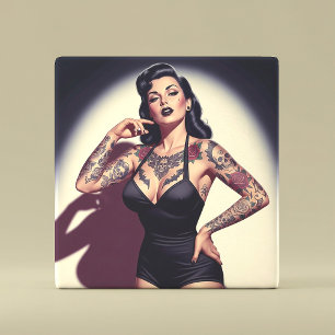 Tatuagem retrô Pin-up