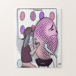 Tatuagens de ovos Quebra-cabeça de serra