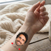 Tatuagens Temporárias de Rosto Personalizadas – Fe