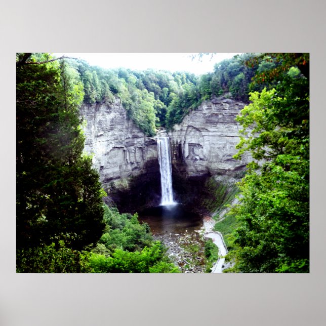 TAUGHANNOCK FALLS poster (Frente)