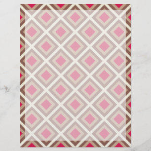 Taupe, Leve Taupe, Diamantes de Ikat Rosa Quente S