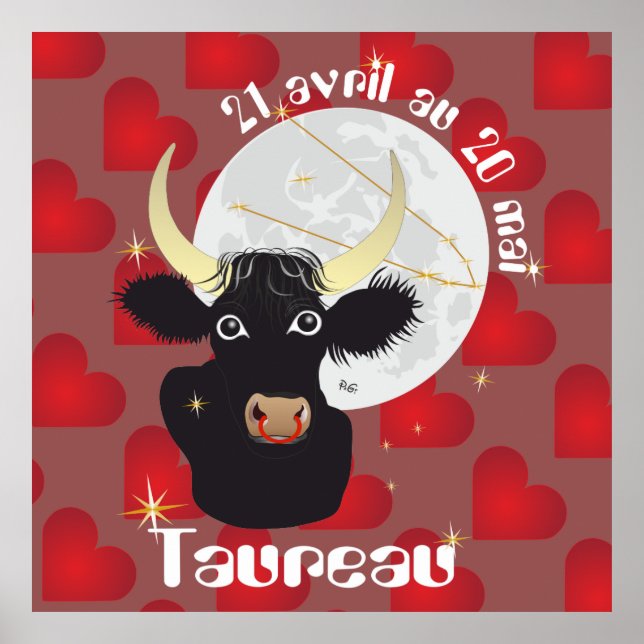 Taureau 21 avril 20 Mai au poster (Frente)