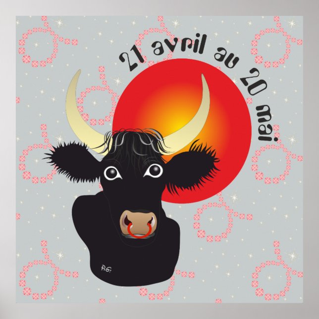 Taureau 21 avril au 20 Posters (Frente)