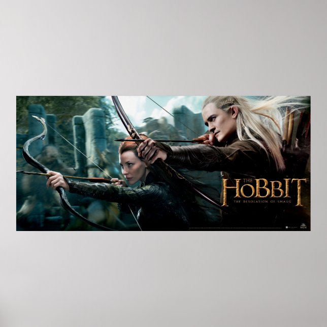 TAURIEL™ e LEGOLAS GREENLEAF™ Movie Poster (Frente)