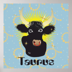 Taurus abril 21 to May 20 de poster & espécie