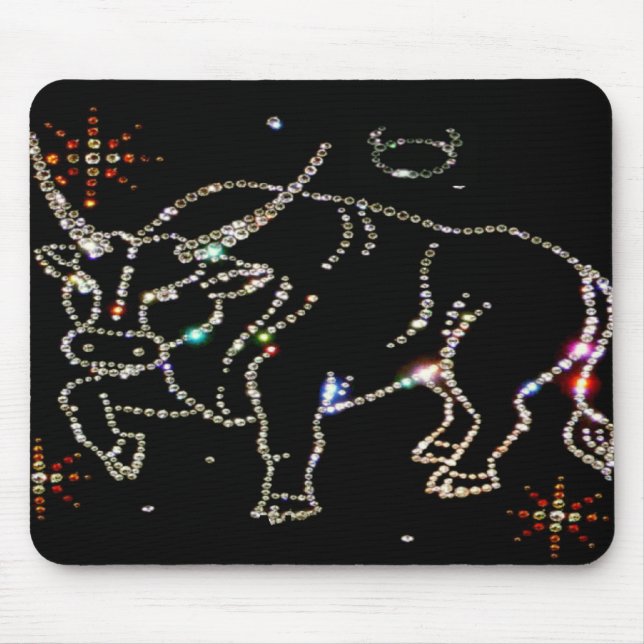 Taurus Astrology Mousepad (Frente)