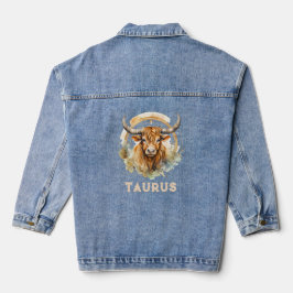 Taurus, Jaqueta de Denim de Boi Zodíaca