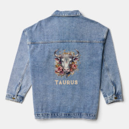 Taurus, Jaqueta de Denim de Boi Zodíaca